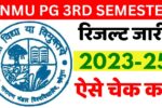 BNMU Madhepura PG 3rd Sem Result 2025